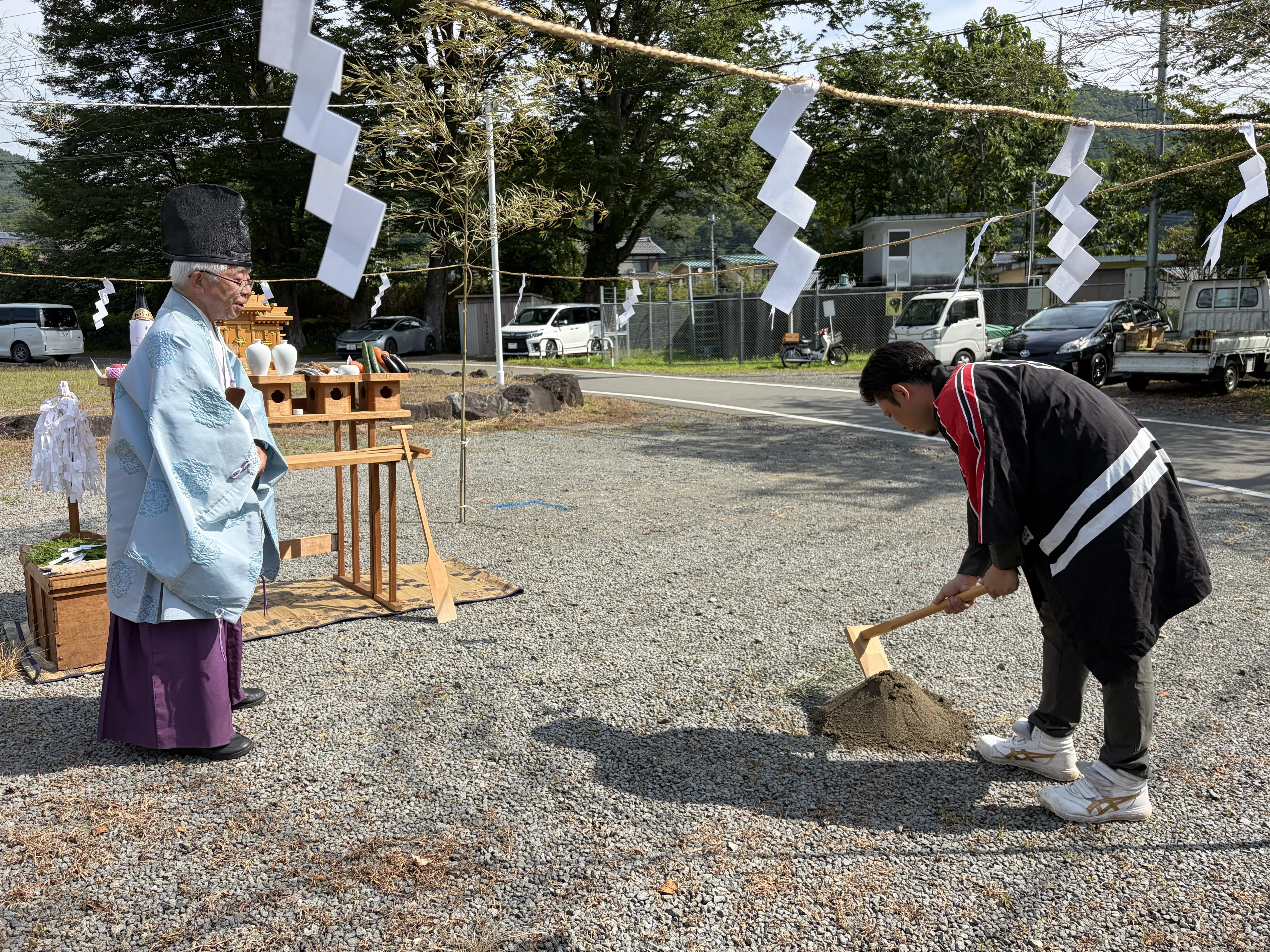 宝第一分団詰所地鎮祭の挙行について